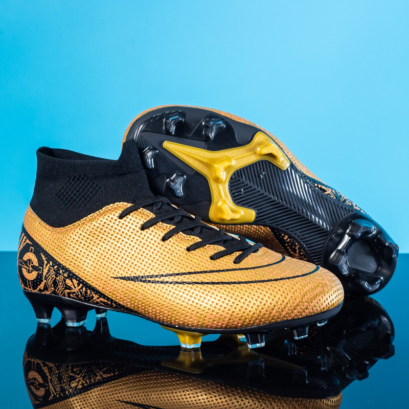 New Foreign Trade Ronaldo Messi Football Shoes Men's Broken Nails Spikes Adult Youth Students Professional Competition Training Shoes