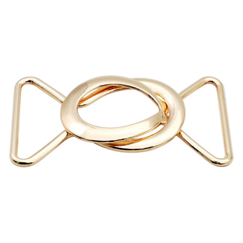 Metal Simple Buckle 8-shaped Buckle All-match Waist Belt Buckle Coat Trenchcoat DIY Clothing Button Button Accessories Alloy