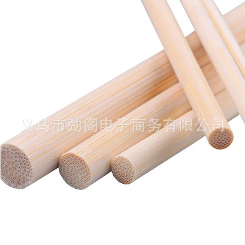 Picture of Bamboo Stick Lantern Satchel Pole DIY Hand-Assembled Material Support Small Round Stick Can Be Punched Bamboo Art