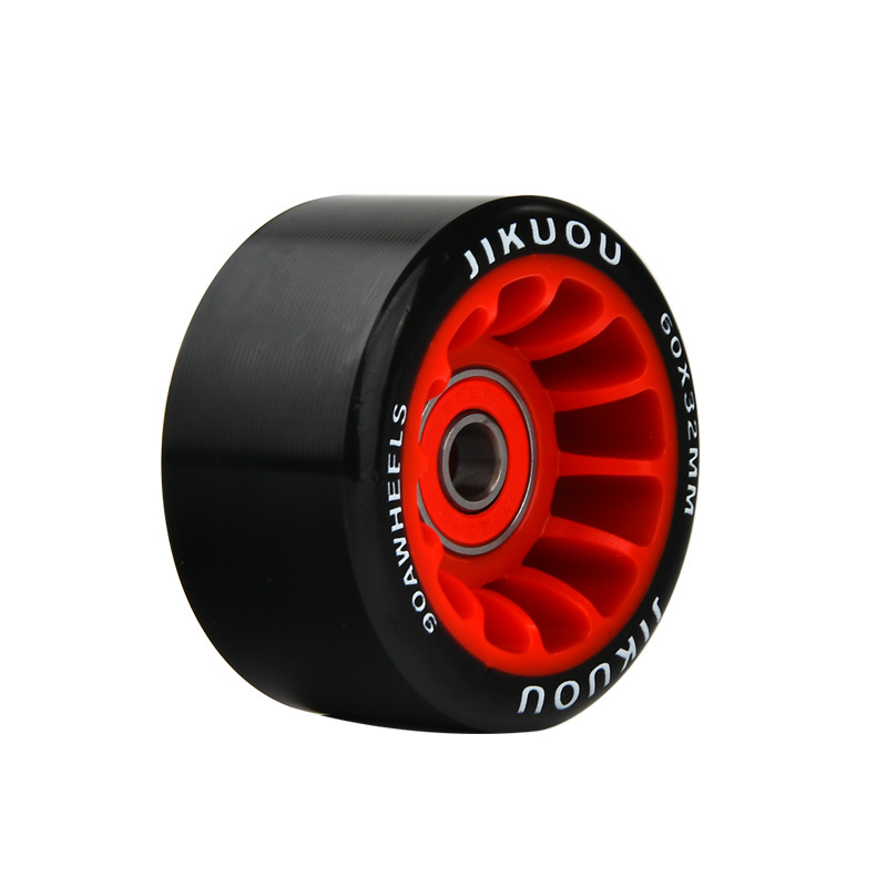 Picture of Roller skates double row special wheels roller skates four-wheel smooth pattern roller skates wear-resistant brush Street universal wheels