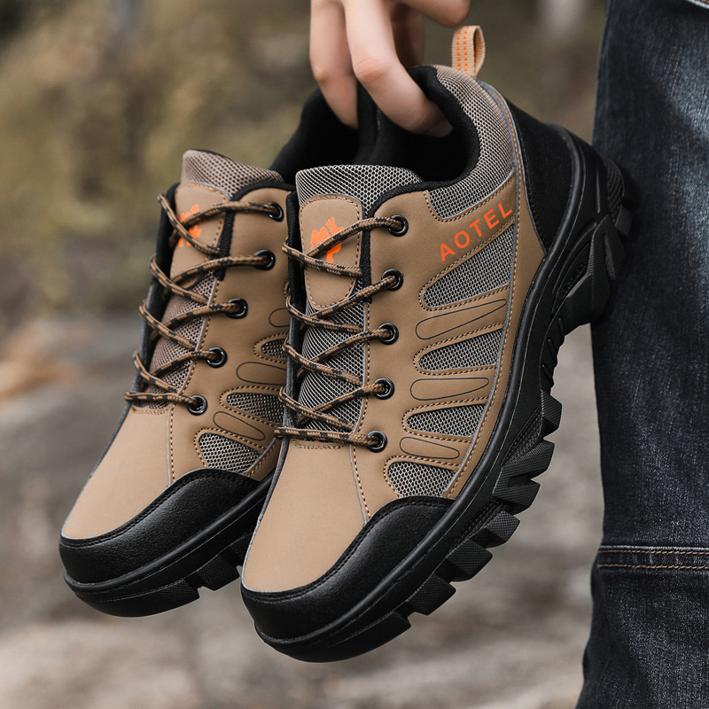 Picture of Mountaineering Shoes Men's Four Seasons Work Wear-resistant Labor Insurance Shoes Fashion Casual Shoes Outdoor Running sneaker plus size Men's Shoes