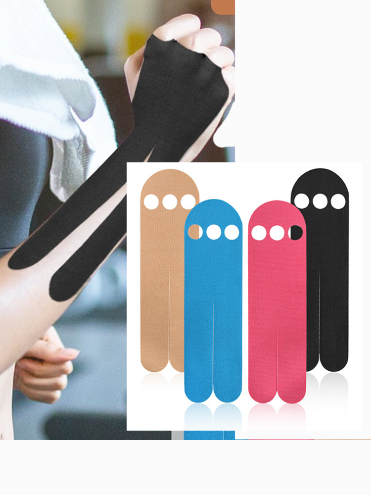Elbow Special-Shaped Breathable Elastic Pre-Cut Sports Wrist Muscle Effect Patch Fitness Arm Muscle Patch