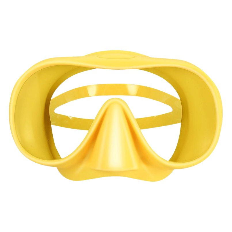 Manufacturers in stock large frame anti-fog diving mask scratch-resistant single lens liquid silicone edge diving goggles can cross border