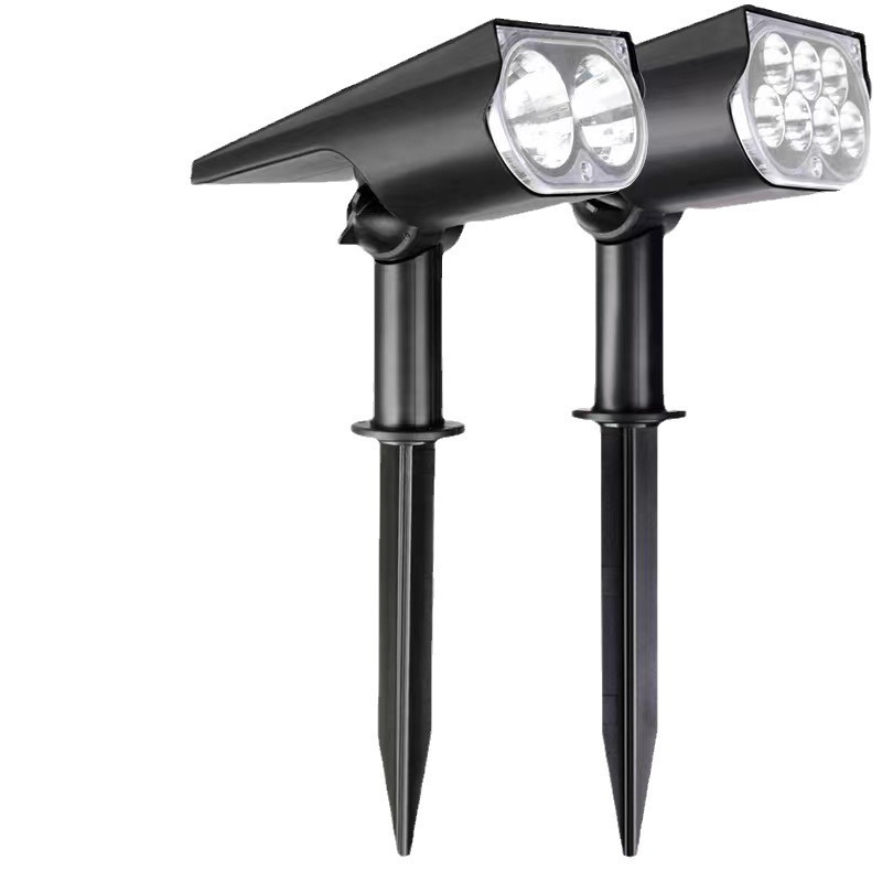 Picture of Solar Spotlight Outdoor Waterproof Street Light Floor Plug Lawn Light Home Landscape Lighting Garden Villa Garden Light