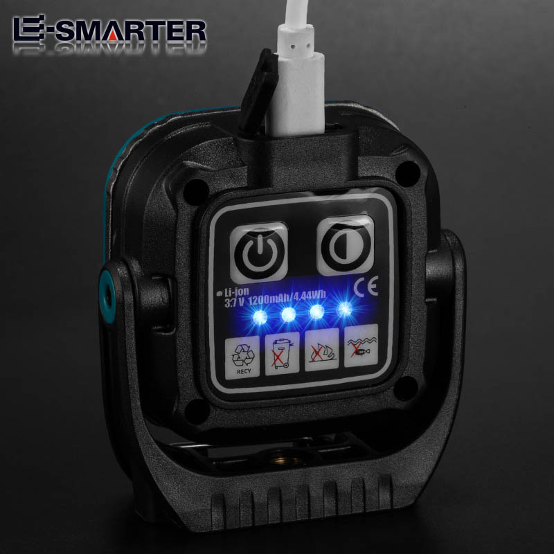 Picture of Cross-border full-scene working lamp multi-gear rotating lamp holder strong magnetic adsorption garden lamp outdoor camping lamp inspection lamp