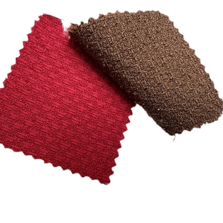 Picture of Woolen woven fabric woven woolen fabric autumn and winter fashion women's coat shoes and hats bags fragrance