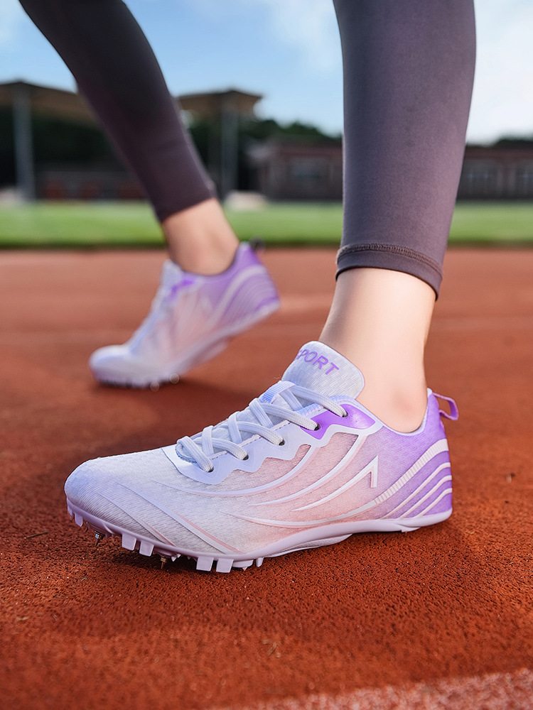 New spike shoes track and field sprint men's professional spike shoes female students high school entrance examination sports special spike shoes long jump middle and long distance running