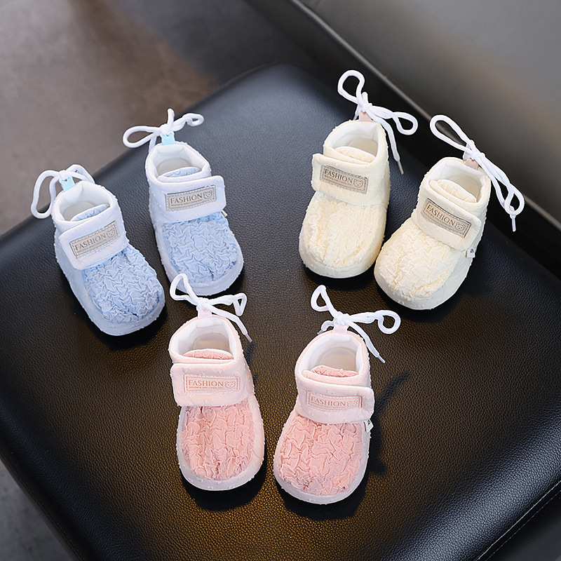Spring and Autumn Baby Shoes 0-3-6 Months 8 Baby Non-slip Shoes Do Not Fall Learning to Walk Before Soft Sole Warm Breathable
