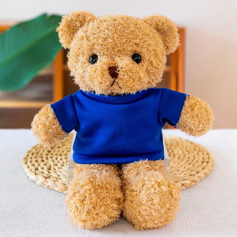 Picture of Wholesale Teddy Bear Dressing Bear Doll Stuffed Toy 4S Store Gift Printed Logo Doll Activities for Children