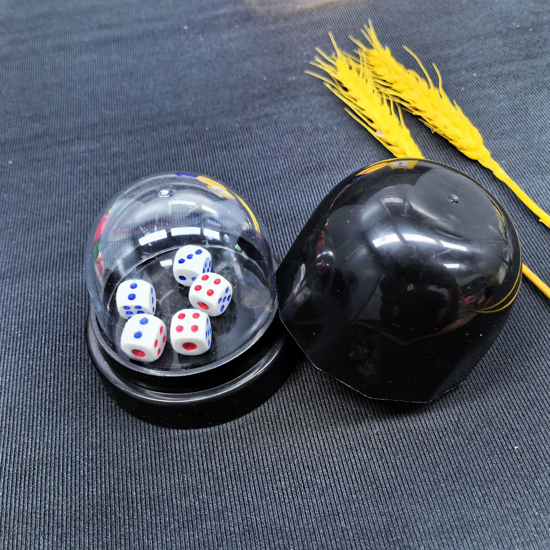 Picture of Custom logo transparent cover dice dice cup suit anti-lost sieve cup sieve with base ktv sieve cup color cup