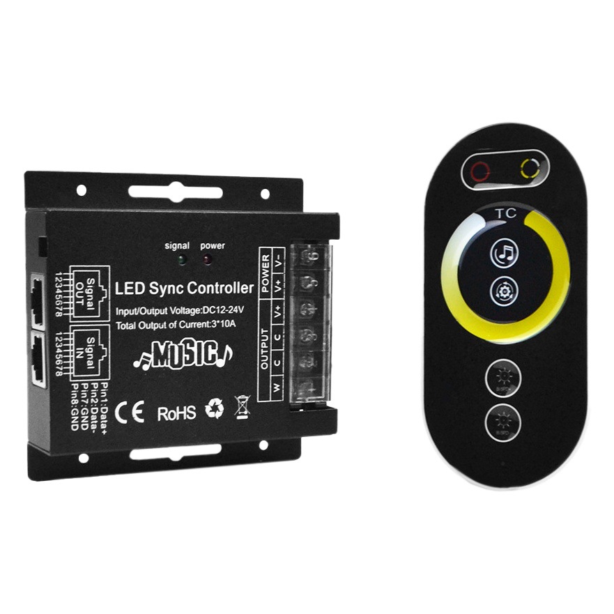 LED music synchronization controller RGBW bar terrace light with light string controller atmosphere light wiring controller