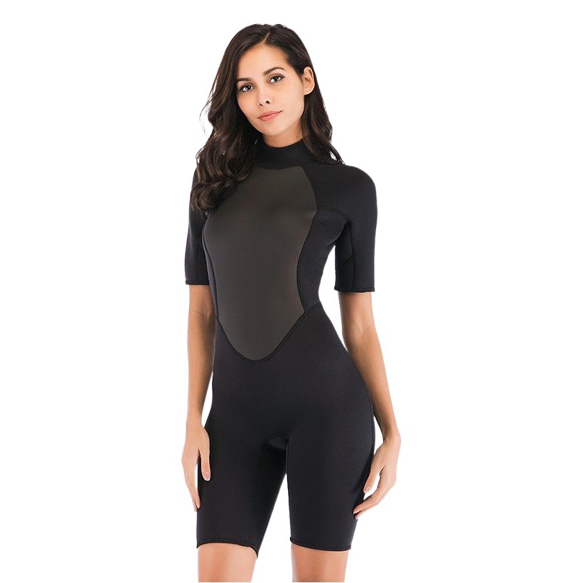 SBART new 2MM thickened one-piece long-sleeved diving suit women's waterproof female suit snorkeling comfortable warm winter swimming diving suit