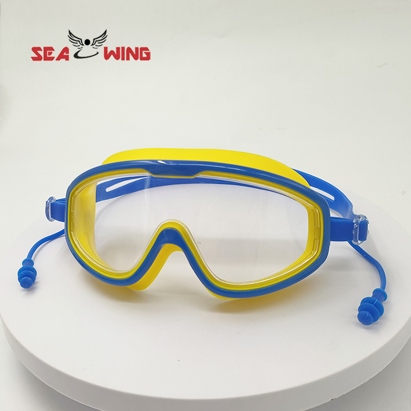 Picture of Adult Swimming Goggles, Anti-Fog, High-Definition, Professional, Large Frame, Myopia, Large Lens, Prescription Diving and Swimming Goggles Equipment