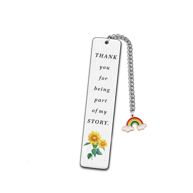 Europe and the United States hot-selling inspirational color printing bookmark gift suitable for women and men's teacher graduation Teacher's Day gift