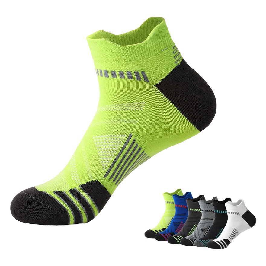 New cross-border socks men's sweat-absorbent running outdoor sports socks breathable basketball socks running fitness socks men