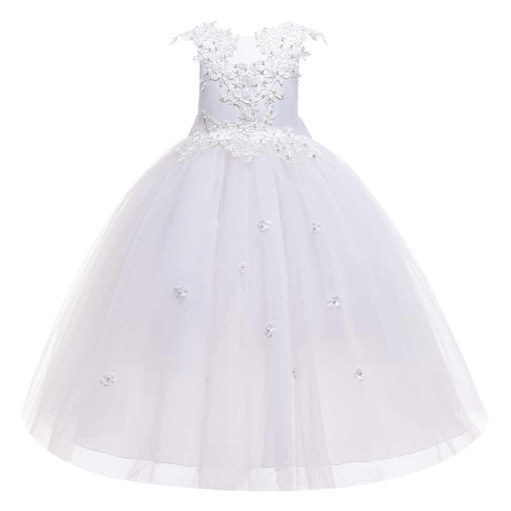Children's Dress Violin Performance Princess Dress Girls' Birthday Piano Dress Elegant Show Girl Stylish