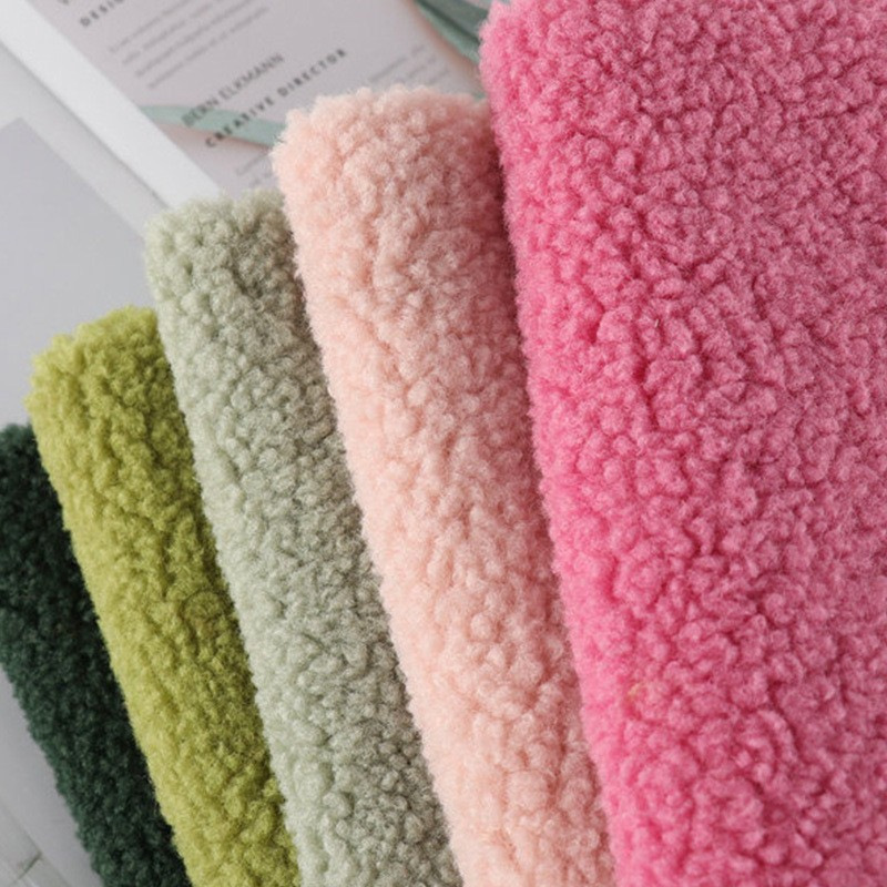 Ready-Made Granular Cashmere, Polyester Large Teddy Velvet, Lambswool, Lambswool Fabric, Clothing and Toy Fabrics