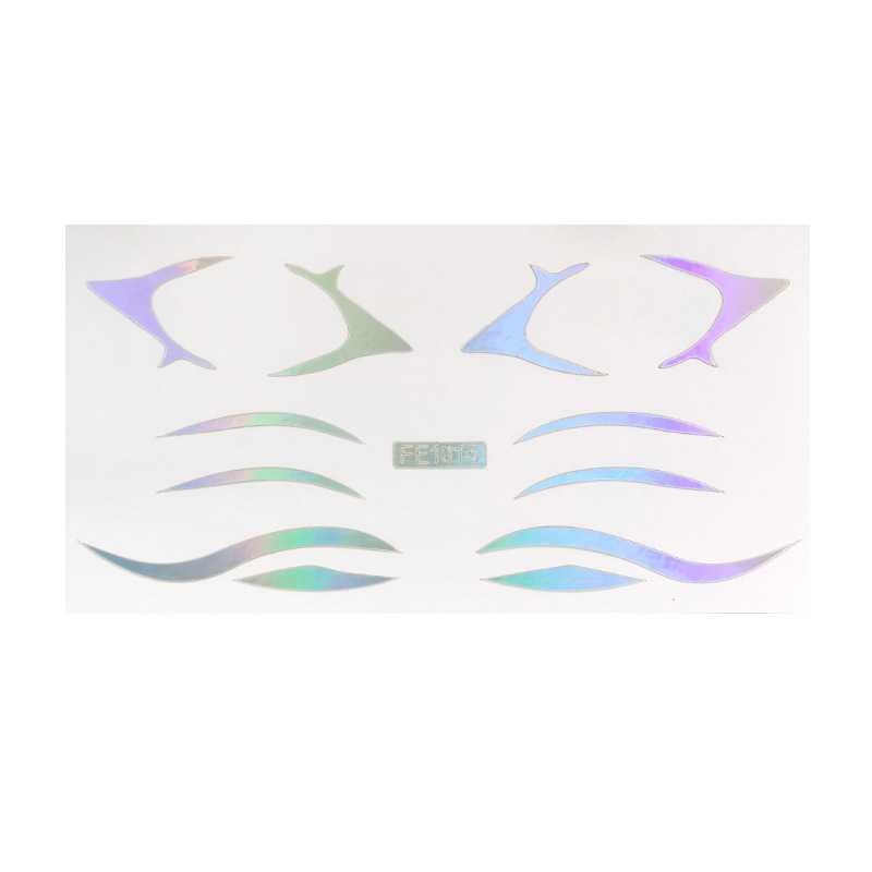 Picture of Spot Eyeliner Stickers for Lazy European and American Eye Makeup Stickers Laser Cut Out Template Makeup Painted Tattoo Stickers