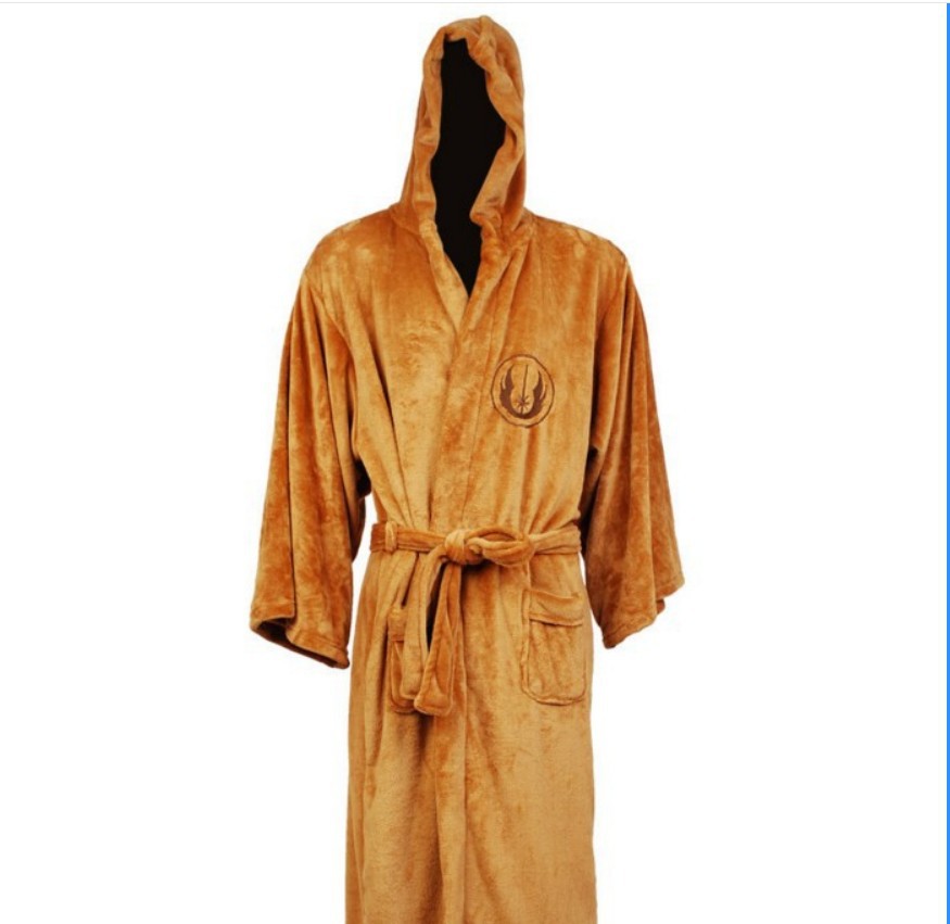 Picture of Autumn/Winter Men's cosplay Star Wars Jedi Knights Pajamas Galactic Empire Bathrobe Nightgown Warrobe Revamped