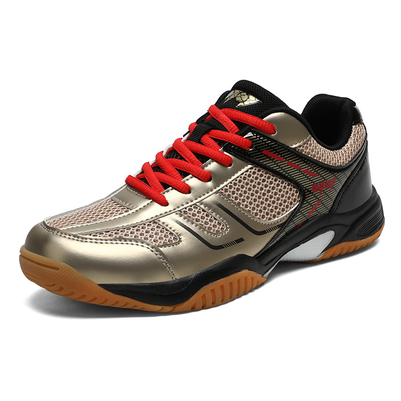Cross-border Badminton Shoes Men's Shoes Breathable Table Tennis Shoes Ultra Light Shock Absorption Non-slip Women's Shoes Competition Training Shoes Tennis Shoes
