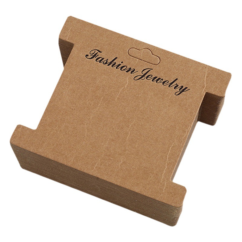 I-shaped card popular hair ring head rope cardboard rubber band head jewelry display card jewelry packaging card in stock wholesale