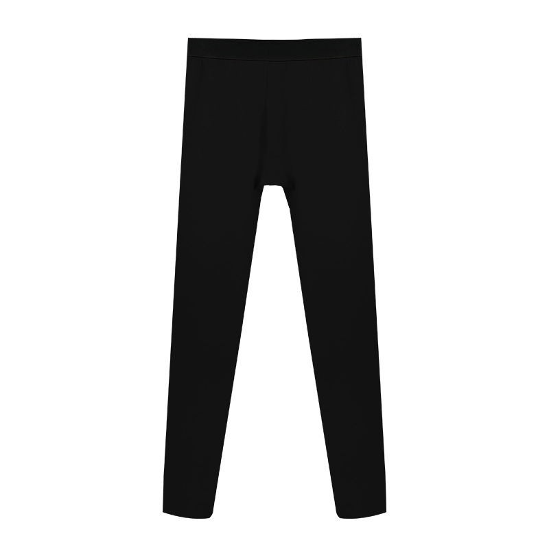 Picture of fleece-lined Thickened Warm Pants Men's Autumn and Winter Cold-proof Underwear Wool Mulberry Silk Trousle Men's Base Pants