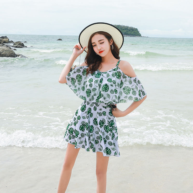 Picture of 2025 Fashion Swimsuit Women's Fresh Printed Swimsuit Separates Outdoor Hot Spring Swimsuit Slim Bikini Wholesale