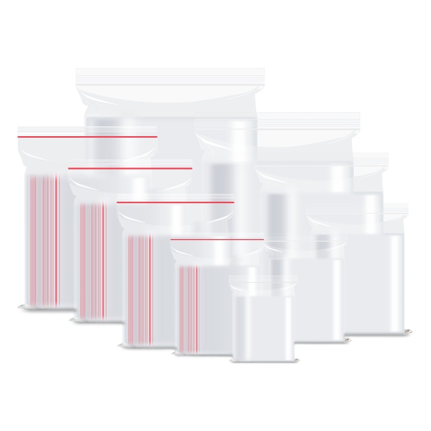 Transparent pe self-sealing bag custom thickened food sealing bag jewelry packaging plastic packaging bag sealing bag wholesale