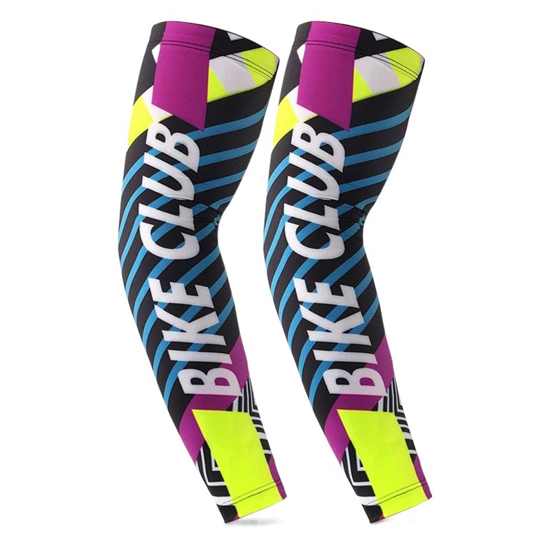 Summer Sports Ice Silk Lycra Sleeve Outdoor Riding Running UV Protection Sun Protection Cold Arm Cover Batch