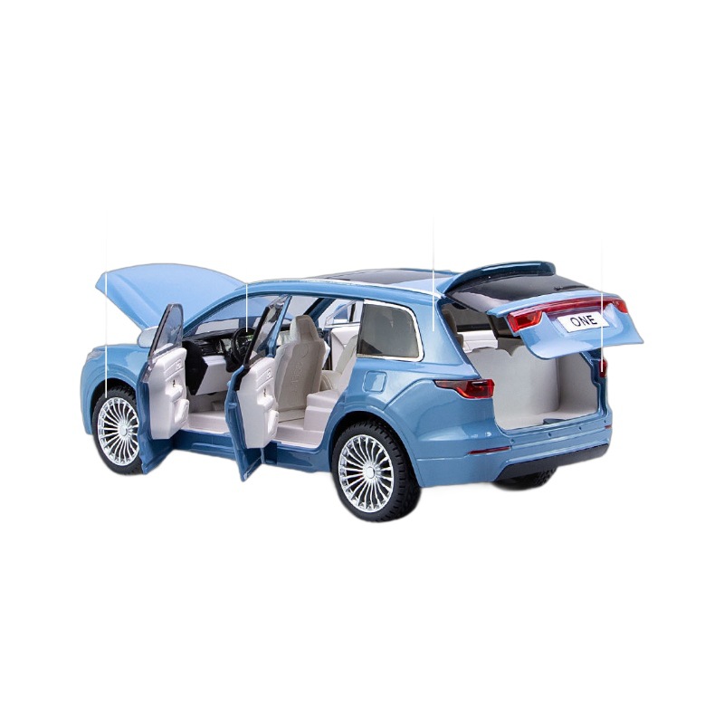 Picture of Zhiguan Tianxia 1:24 ideal one intelligent voice version simulation alloy model car gift decoration cross-border