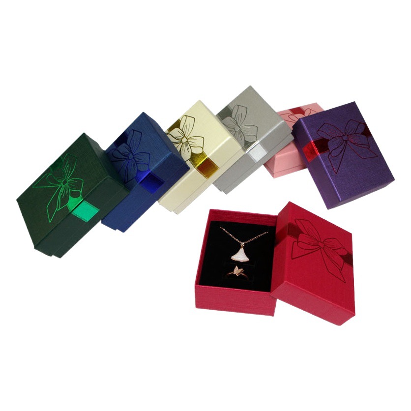 Exquisite butterfly seal cover Carton ring pendant earrings earrings small set carton jewelry box
