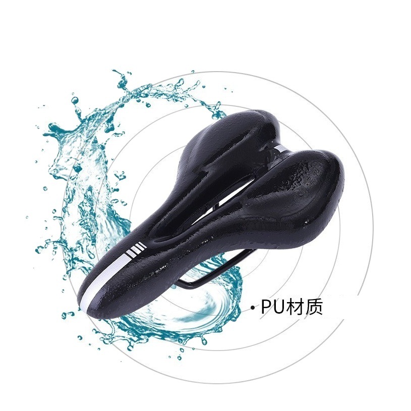 Cross-Border Quality Mountain Road Bike Thickened Silicone Bicycle Seat Cushion Soft and Comfortable Saddle Accessories
