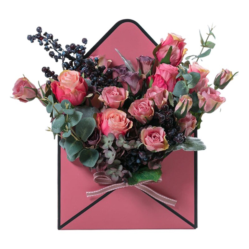 Special offer Xinyue crystal gift box square box lotto ball envelope box linen pumpkin flower box square Korean-style holding flower box