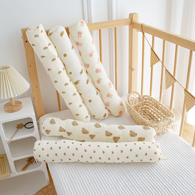 Pearl Cotton Cylindrical Children's Pillow Clip Leg Pillow Soothing Pillow Long Cushion Side Sleeping Anti-choking Children