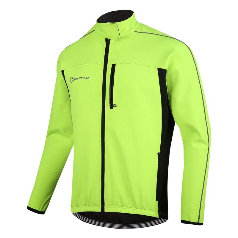 Cross-border cycling clothing fleece long sleeve men's autumn and winter cycling coat bicycle winter cycling clothing #2008