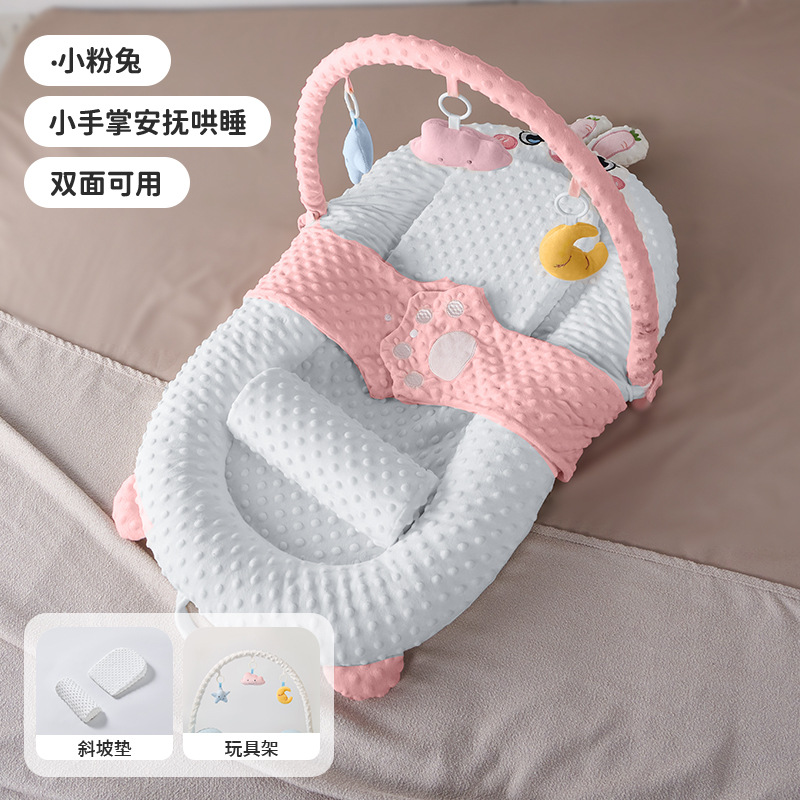 Picture of Bed-In-Bed Baby Newborn Anti-Pressure Baby 0 to 3 Years Old Anti-Jump Sleeping Artifact Anti-Choking Milk Spit Sleeping Pad Sleeping Nest
