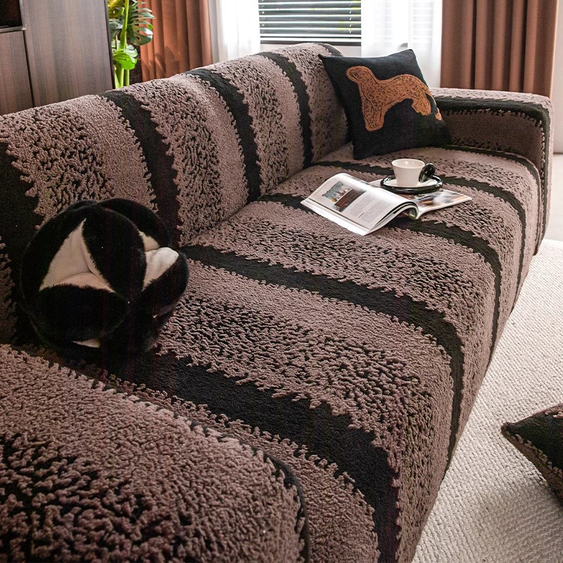 Picture of Autumn and Winter Plush Sofa Cover All-Inclusive Universal Cover 2025 New Four-Season Universal Anti-Cat Scratch Elastic Protective Cover