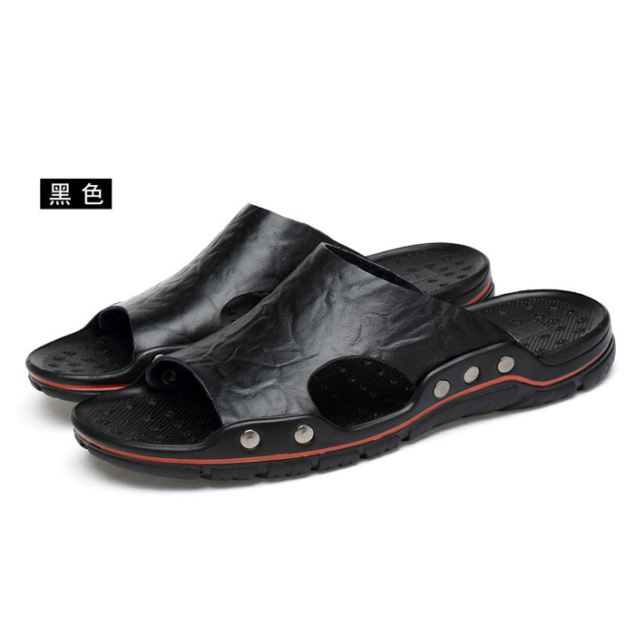 2025 Aliexpress Cross-Border Wholesale Single Travel Delivery Outdoor Summer Men's Shoes Slippers Beach Cool Large Size