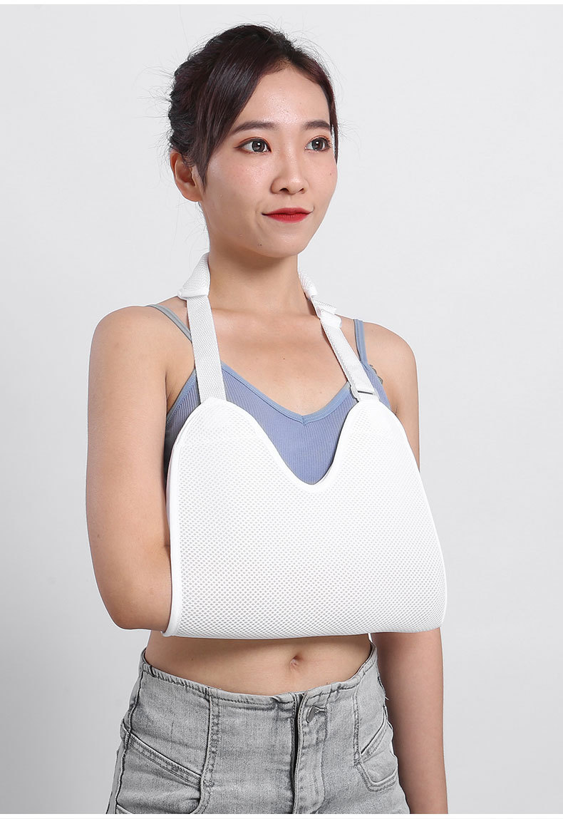 Picture of Wholesale anti-teller type forearm sling wristband fracture arm sling forearm sling breathable neck and shoulder wrist rest fixing belt