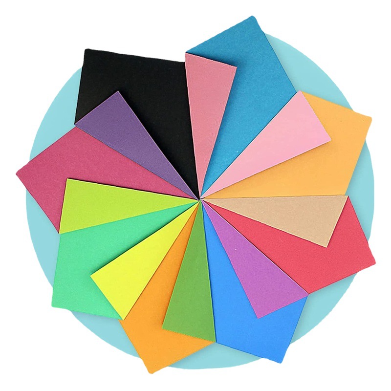 A4A3 Colorful Cardboard 250g Cover Paper Handmade Colorful Card Hand-Painted Kraft Paper Greeting Card Hard Cardboard Spot Wholesale
