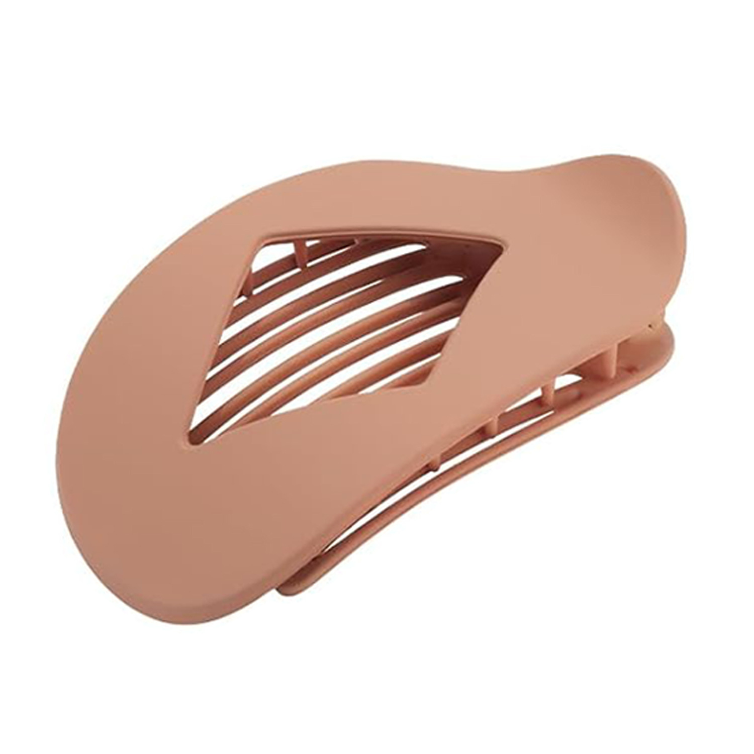 Picture of Cross-Border Large Flat Duckbill Clip Oval Hair Claw Clip European and American Fashion Back of the Head Claw Clip French Matte Hair Accessory
