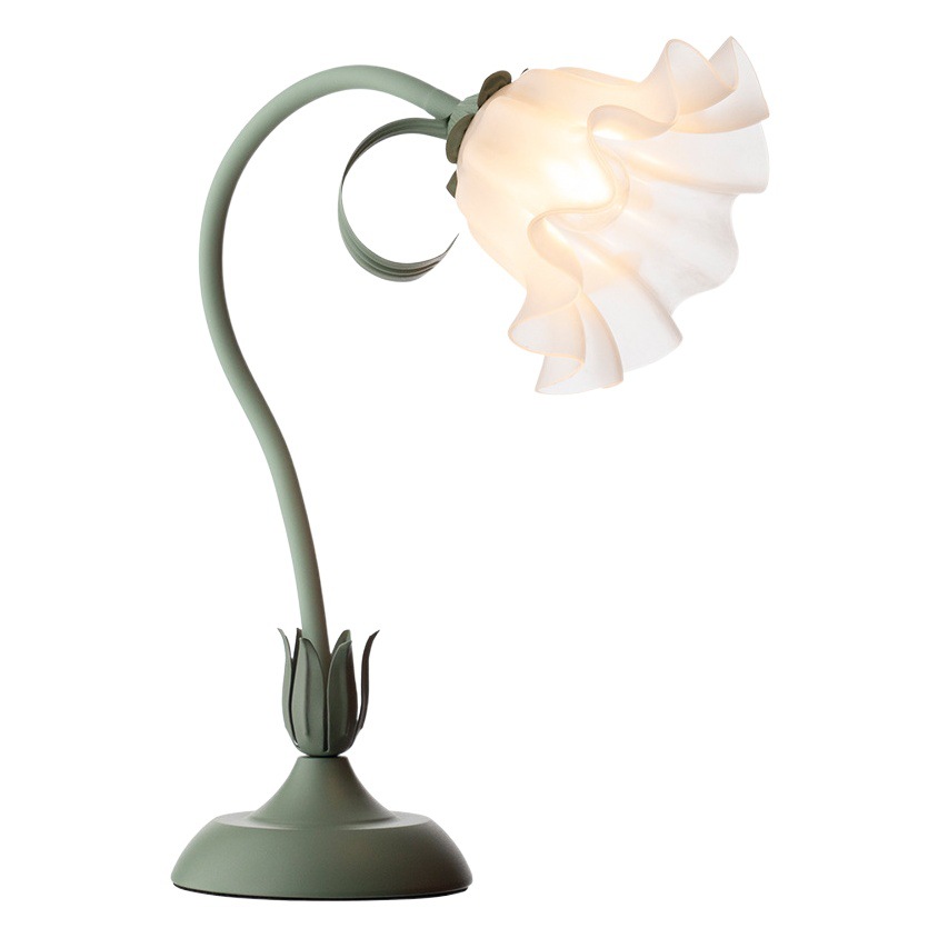 Cross-border bedside table lamp bedroom DIY universal twist lantern American pastoral country birthday gift flower lamp
