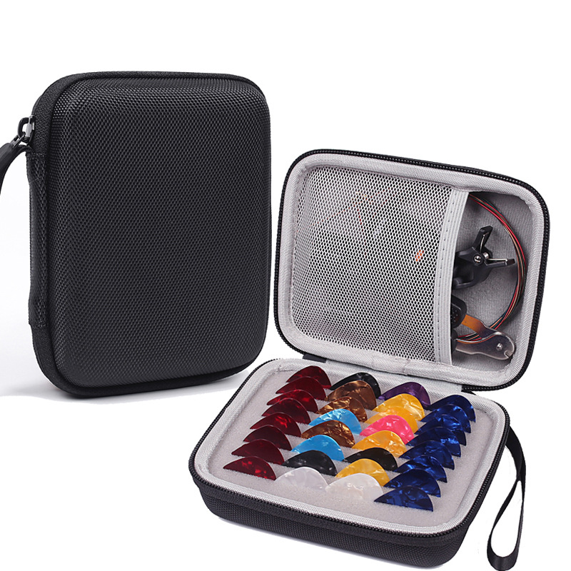 Wholesale guitar pick storage box guitar pick set EVA electric guitar pick box guitar pick bag