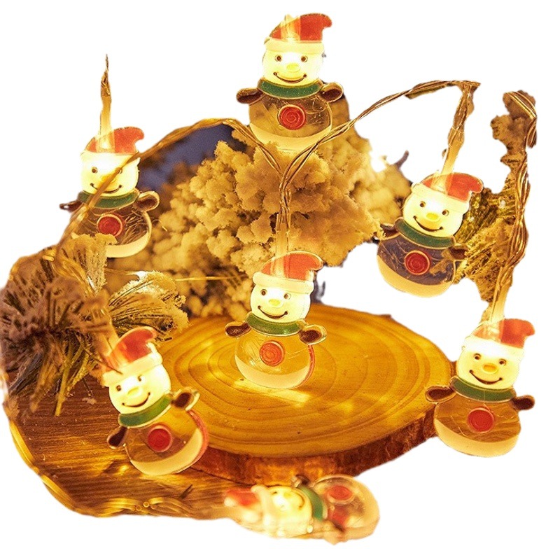 Christmas tree elderly decorative light bar string Christmas dress up creative pendant jewelry shop shopping mall holiday decorative light