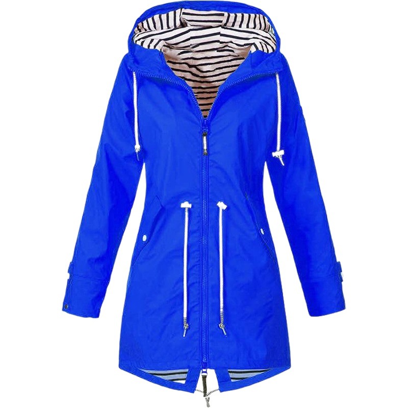 2024 Cross-border Foreign Trade wish Fall/Winter Zipper Women's Rush Clothes Three-in-One Outdoor Hooded Mountaineering Suit Coat in stock