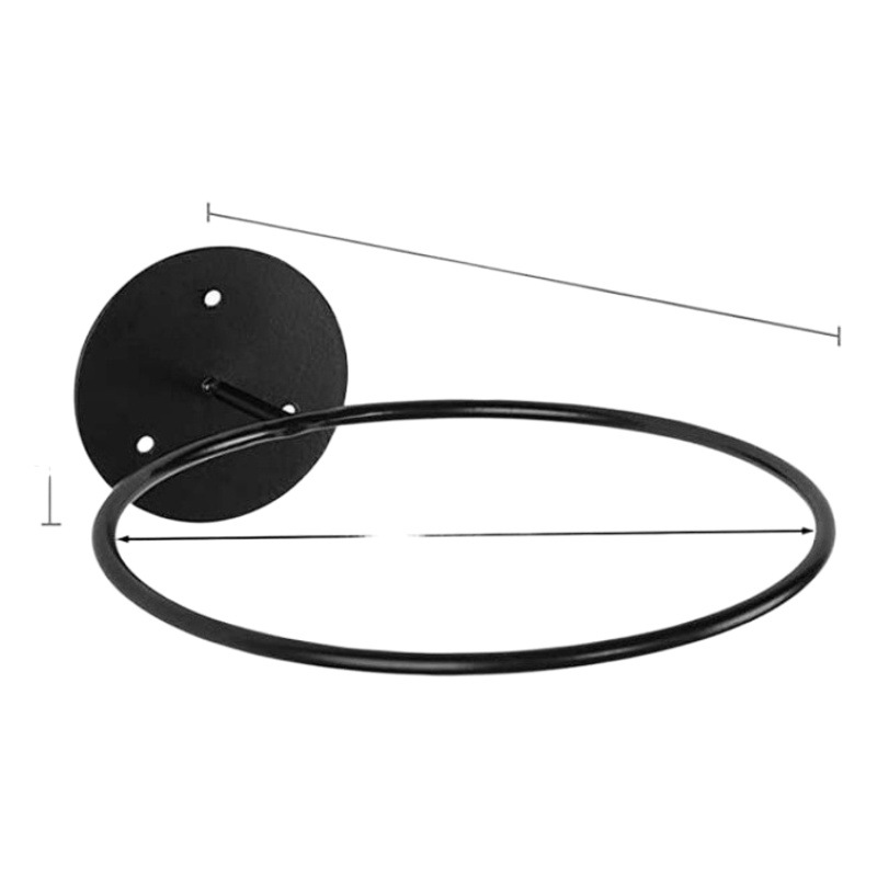 Amazon's Popular Wall-Mounted Basketball Stand Wrought Iron Basketball and Football Display Stand Multi-Purpose Ball Display Stand