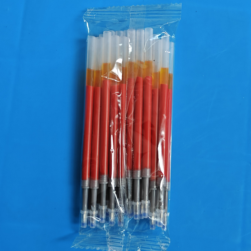 Picture of K35 Press-type Gel Pen Press Ballpoint Pen Red Black Blue Bullet Sign Pen Office Student Carbon Jump Pen