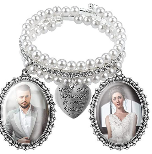 Picture of New Jewel Tray DIY Photo Frame Pendant Holiday Memorial Pendant Wedding Flower Decoration