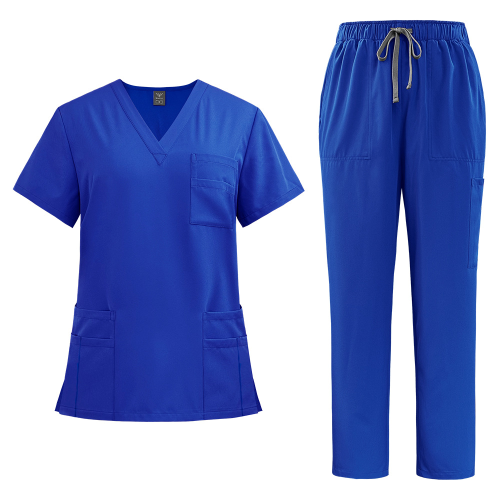 Picture of AliExpress Hot Selling Hand Washing Clothes Quick Drying Casual Comfortable Hospital Doctor Nurse Staff Work Clothes suit Men and Women