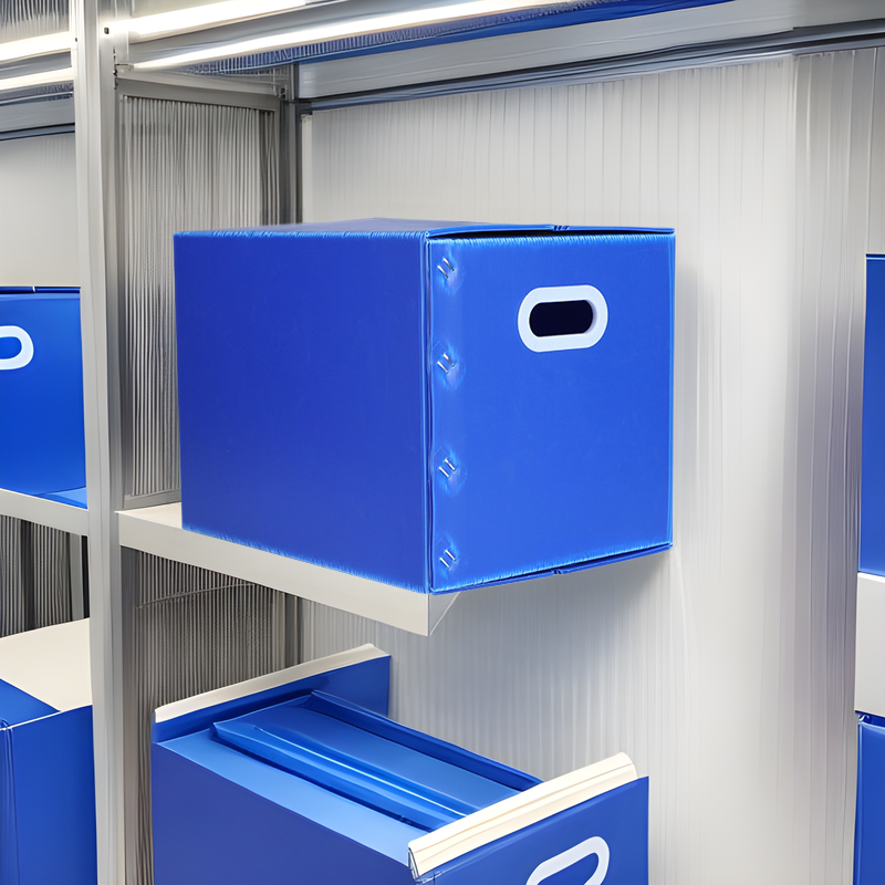 Pp Plastic Hollow Board Carton Box Thickened and Hardened Turnover Box Multi-Specification Foldable Box Moving Box Storage Wholesale